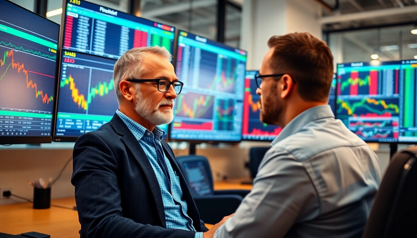 Online Stock Trading platform with real-time charts and trading tools for investors performing
